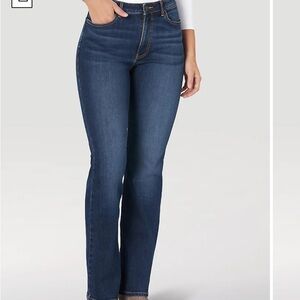 Wrangler High Rise Dark Blue Jeans